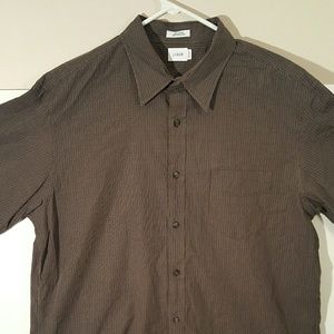 J. Crew dress/casual button front LS shirt Sz L